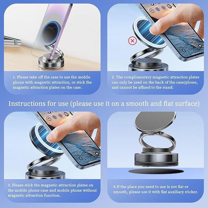 Vacuum Absorption Magnetic Phone Stand